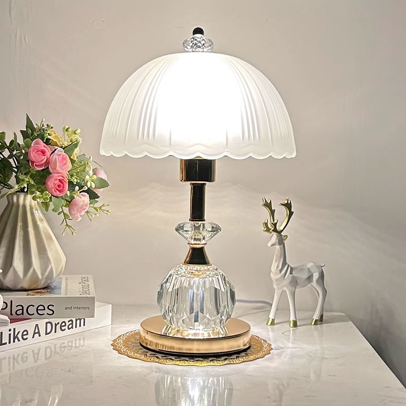 Desk Lamp - Crystal desk lamp high-end fashion simple