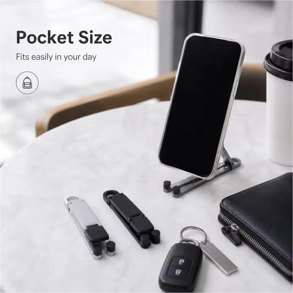 Foldable Keychain Phone Stand  - Standing Desk review and price