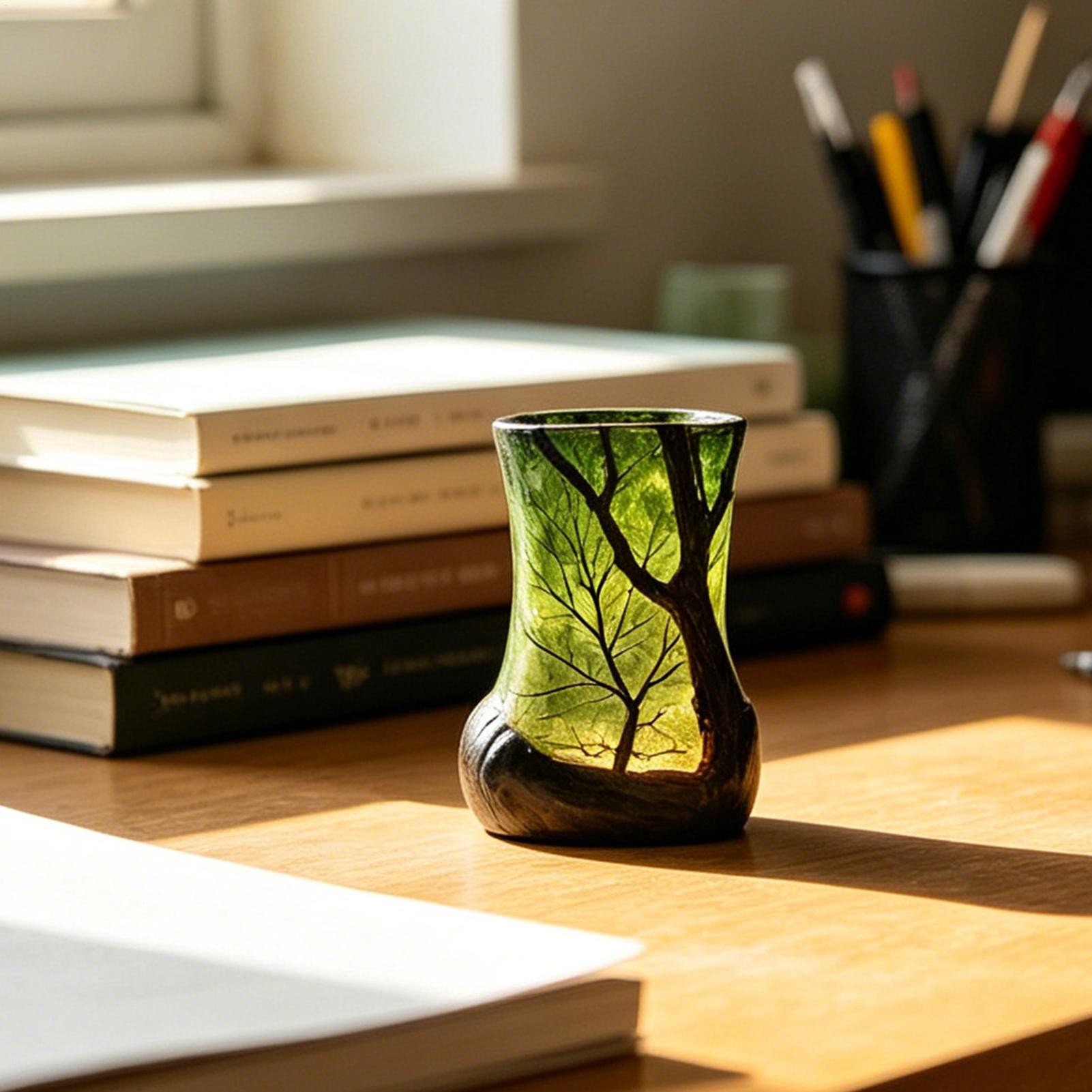 Bedside Table Lamp Forest Nigh - Bookshelf review and price