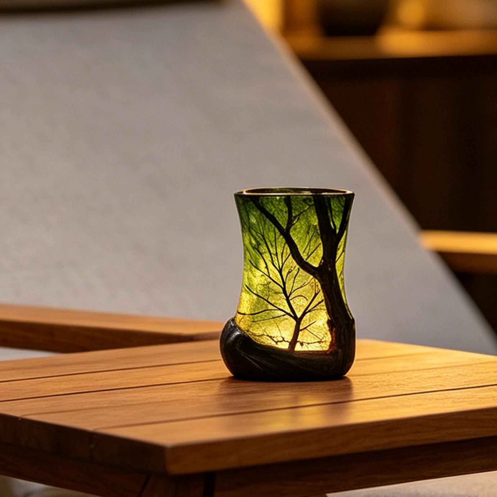 Bedside Table Lamp Forest Nigh - Bookshelf review and price