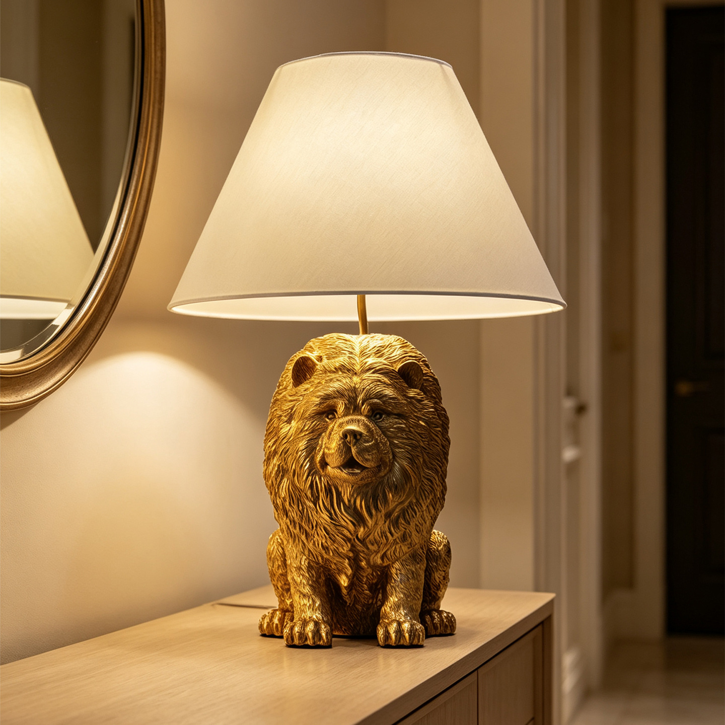 Creative Chow Chow Animal Resi - Desk Lamp review and price