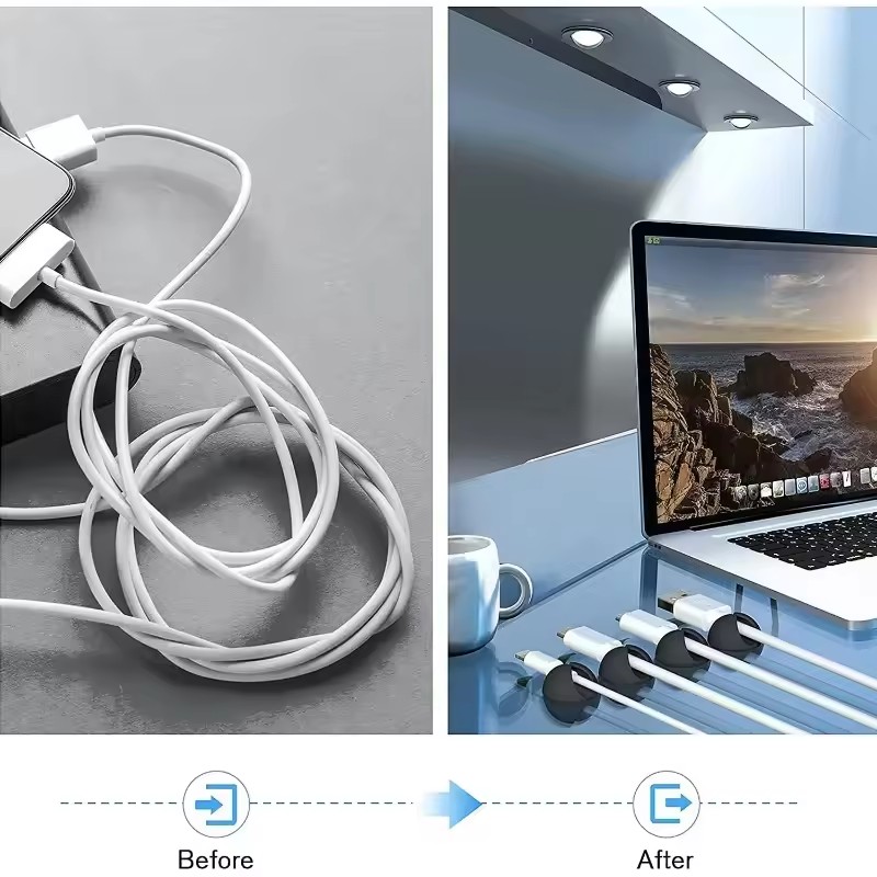 5/50Pcs Desktop Wall Cable Cli - Desk Organizer review and price